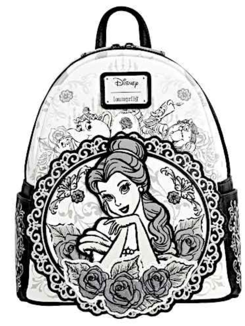 NWT Loungefly Disney Belle Sketch Beauty & Beast Mini Backpack Exclusive
